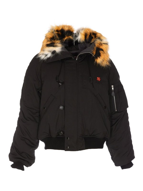 KENZO: casual jackets - Logoed jacket