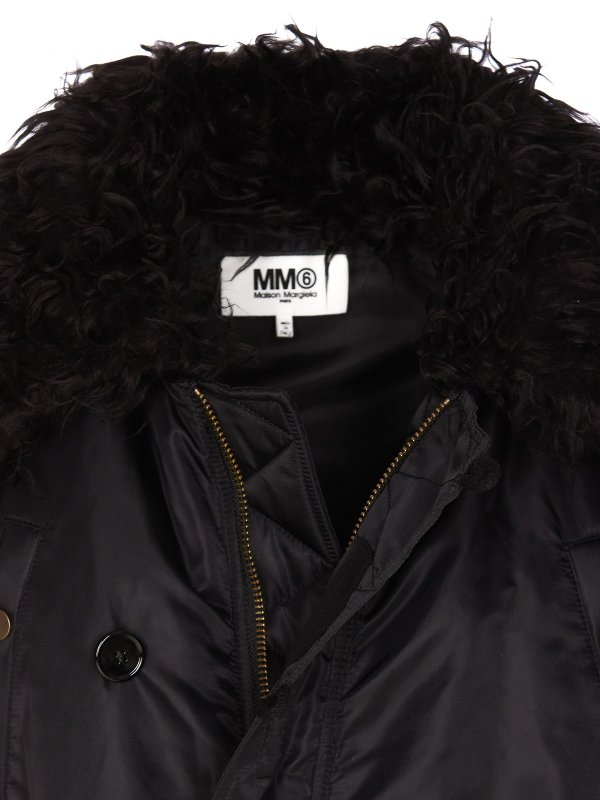 iKRIX MM6 MAISON MARGIELA: ダウン・ハイテクジャケット - ダウンジャケット - 黒