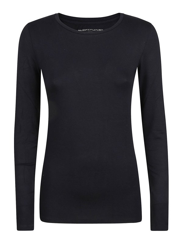 Majestic Filatures: T-shirts - T-Shirt - Bleu