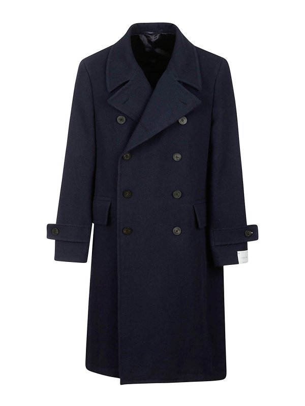 CARUSO: ニーレングスコート - 膝丈コート - ダークブルー