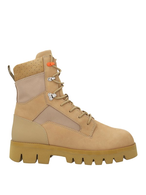 Heron Preston: Bottines - Bottines - Beige