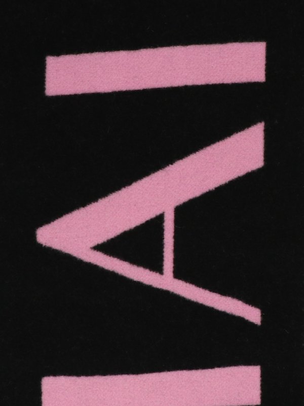 MAISON KITSUNÉ: scarves online - Logo lettering scarf