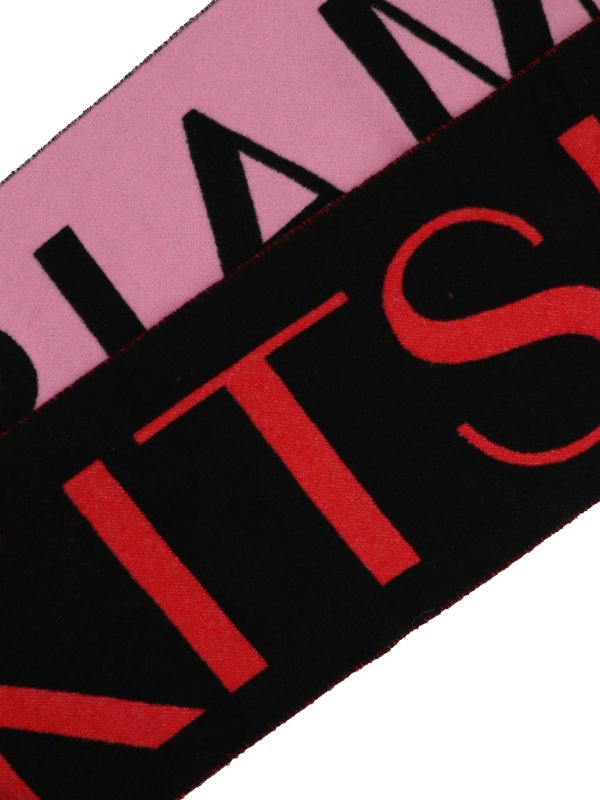 iKRIX MAISON KITSUNÉ: scarves - Logo lettering scarf