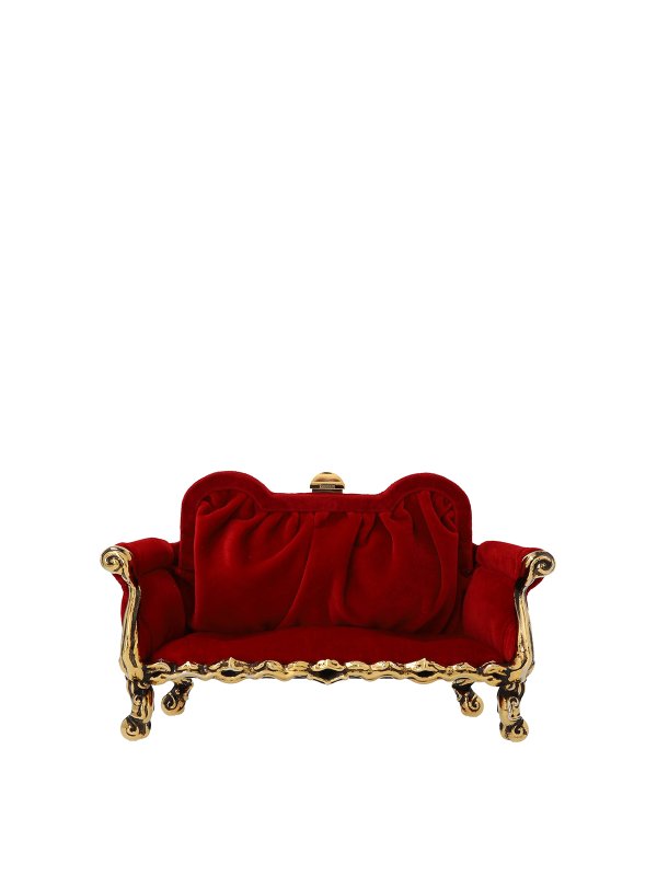 MOSCHINO: Bolso clutch - Bolso Clutch - Rojo
