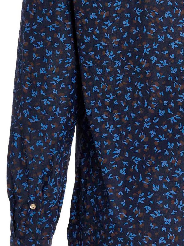 Hemd - Blau shop online: BORRIELLO NAPOLI