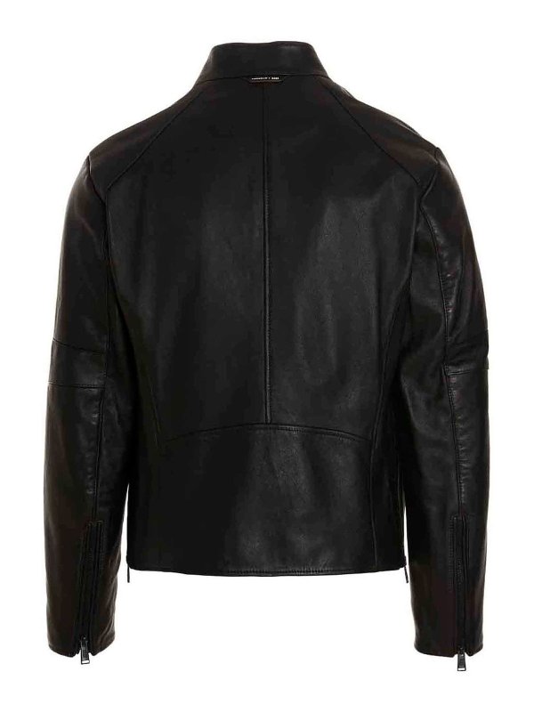 Hugo Boss: Lederjacken online - Lederjacke - Schwarz