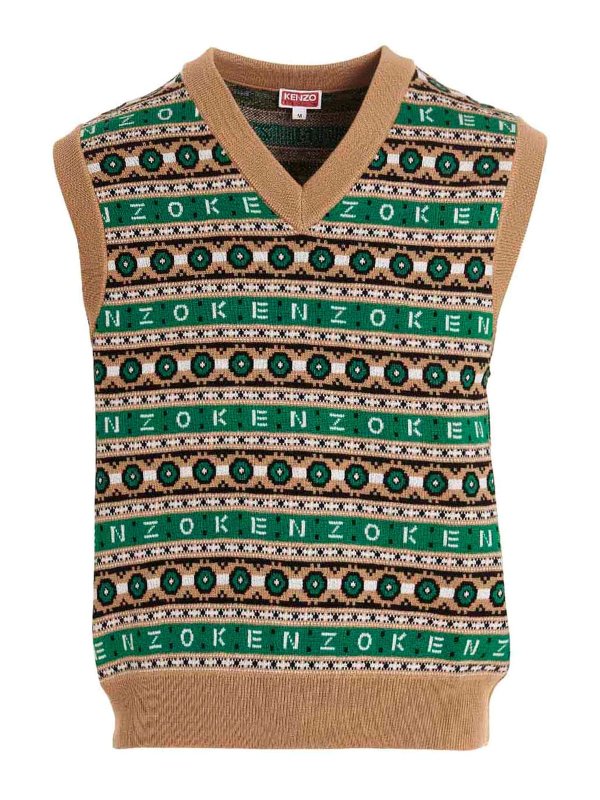 KENZO: Chalecos - Chaleco - Multicolor