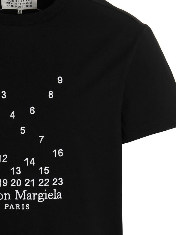 iKRIX Maison Margiela: t-shirts - Logo embroidery T-shirt