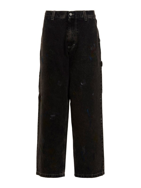 Maison Margiela: Jeans boyfriend - Jean Boyfriend - Noir