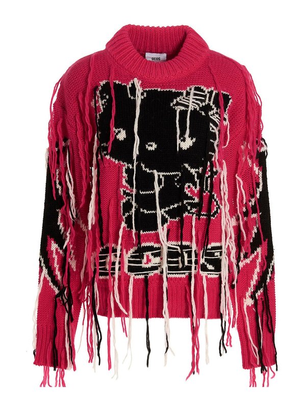 GCDS: crew necks - Hello Kitty sweater