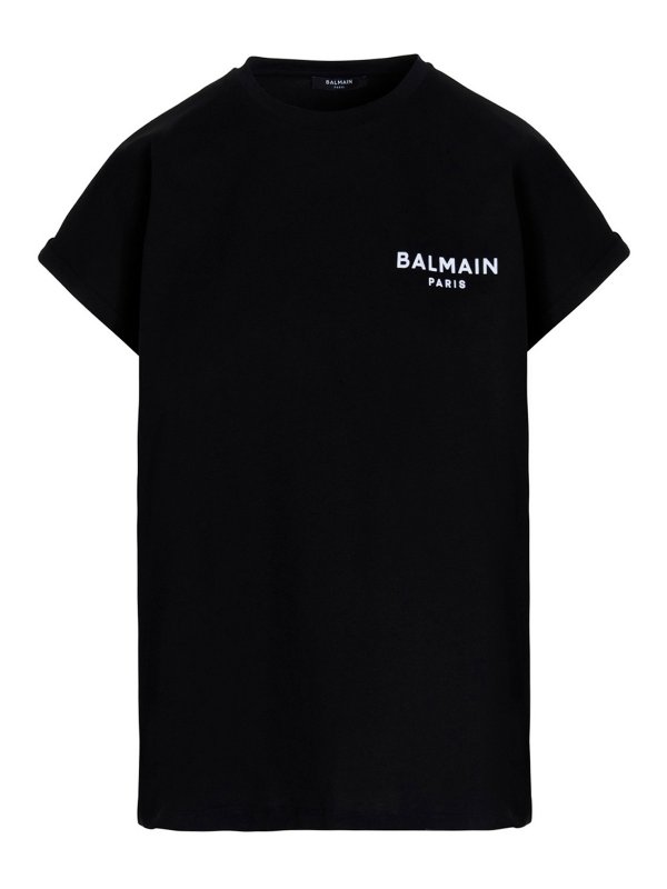 Balmain: t-shirts - Logo T-shirt