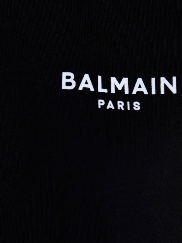 Logo T-shirt shop online: Balmain