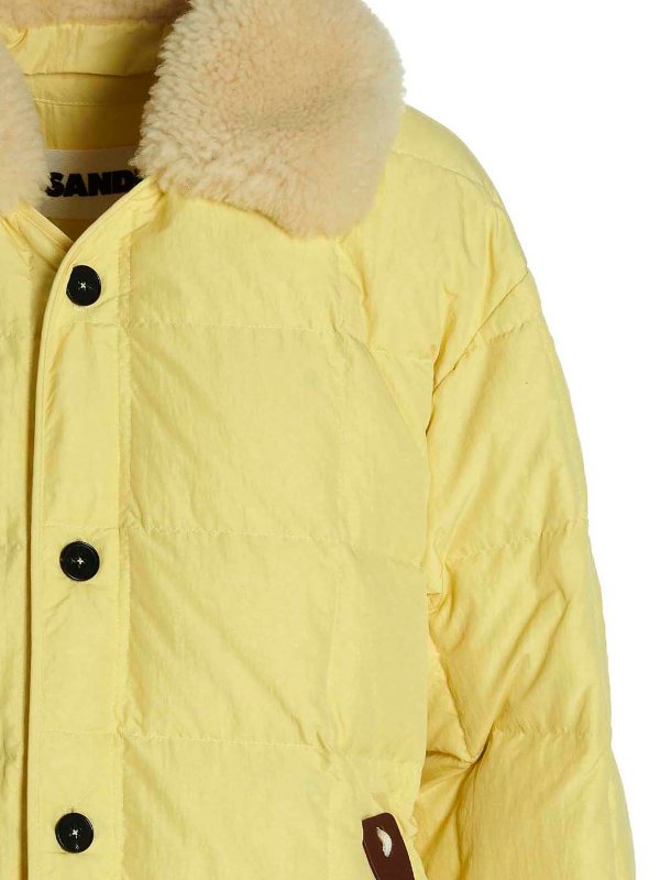 ダウンジャケット - イエロー shop online: JIL SANDER