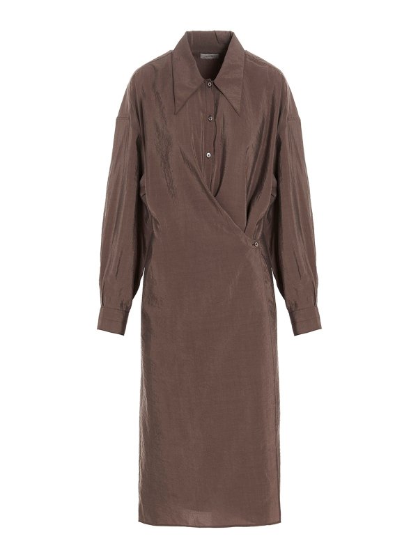 LEMAIRE: Maxikleider - Maxikleid - Braun
