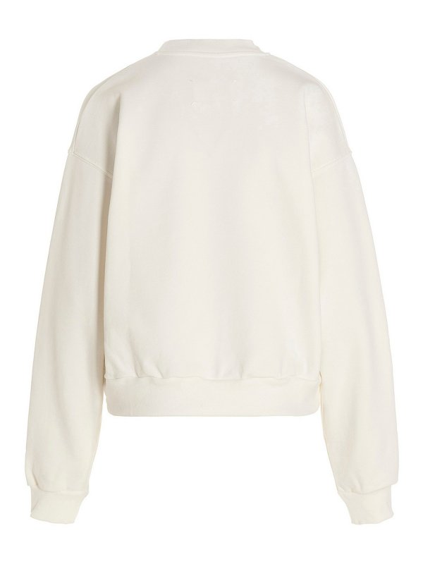 Maison Margiela: Sweatshirts & Sweaters online - Logo embroidery sweatshirt