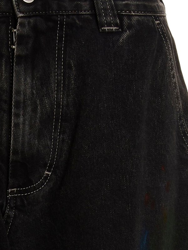 iKRIX Maison Margiela: ベルボトムジーンズ - フレアジーンズ - 黒