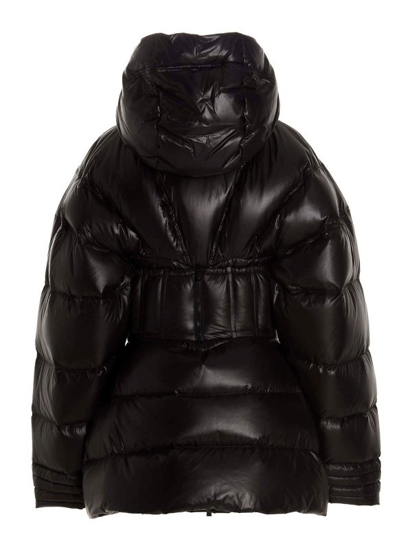 VERSACE: padded jackets online - Corset puffer jacket
