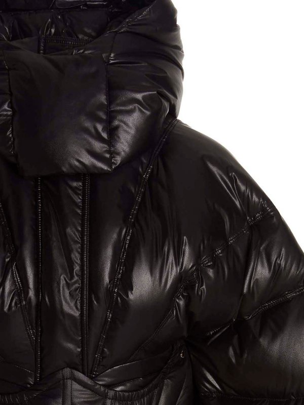 Corset puffer jacket shop online: VERSACE