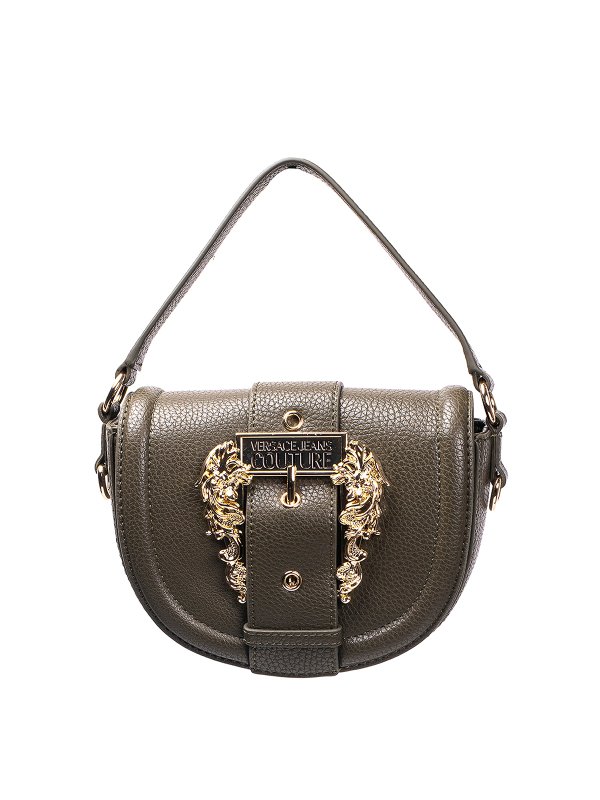 Versace Jeans Couture: クロスボディバッグ - クロスボディバッグ - ダークグリーン