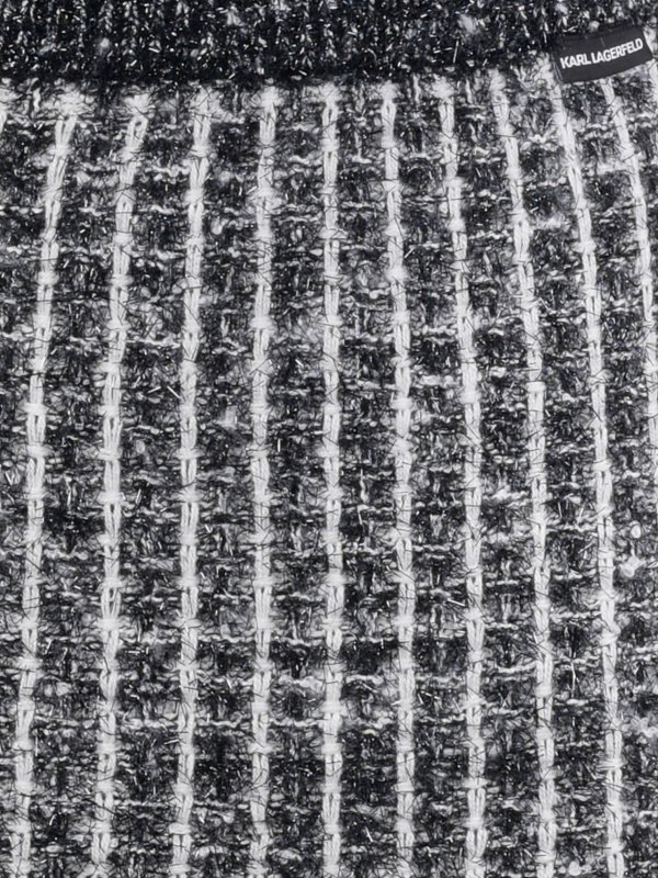 Bouclé knit skirt shop online: KARL LAGERFELD