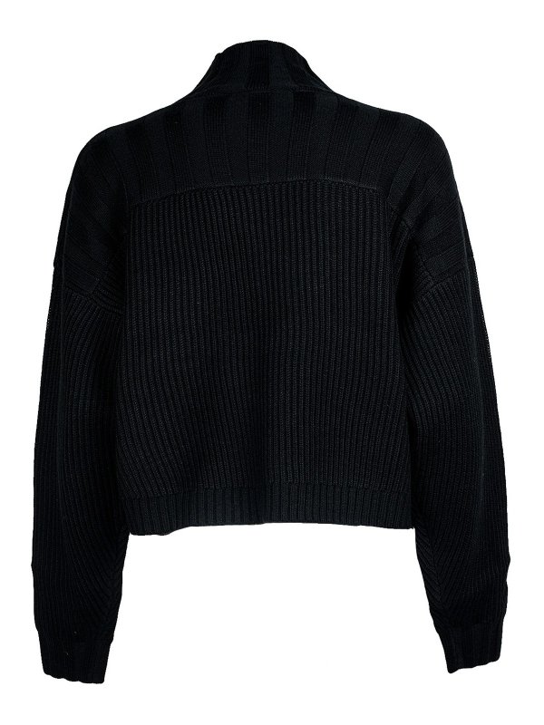 KARL LAGERFELD: Cuellos altos y polos online - Suéter Con Cuello Alto - Negro