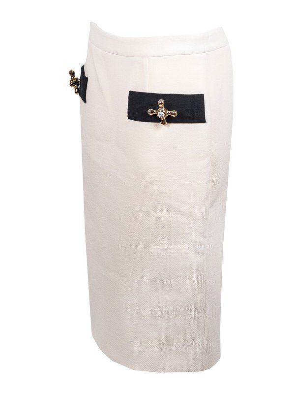 iKRIX MOSCHINO: Knee length skirts & Midi - Wool skirt