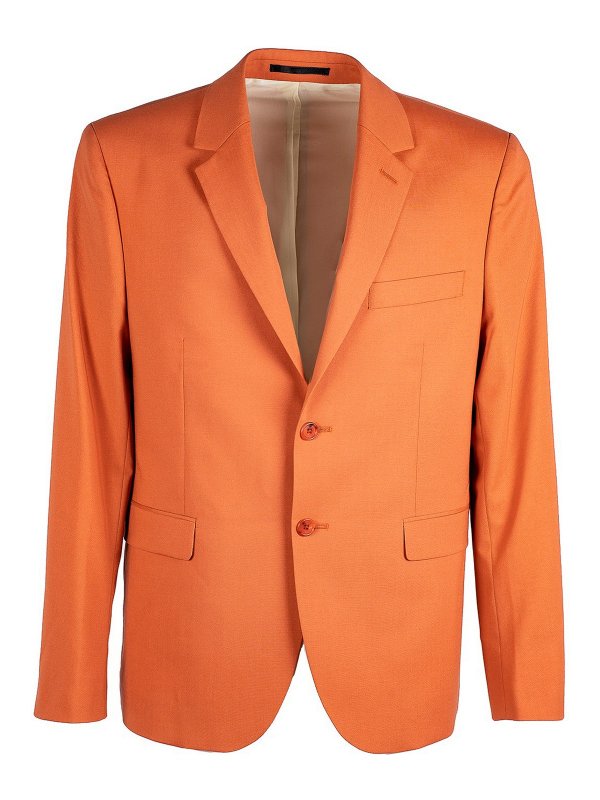 PAUL SMITH: Blazer - Blazer - Naranja