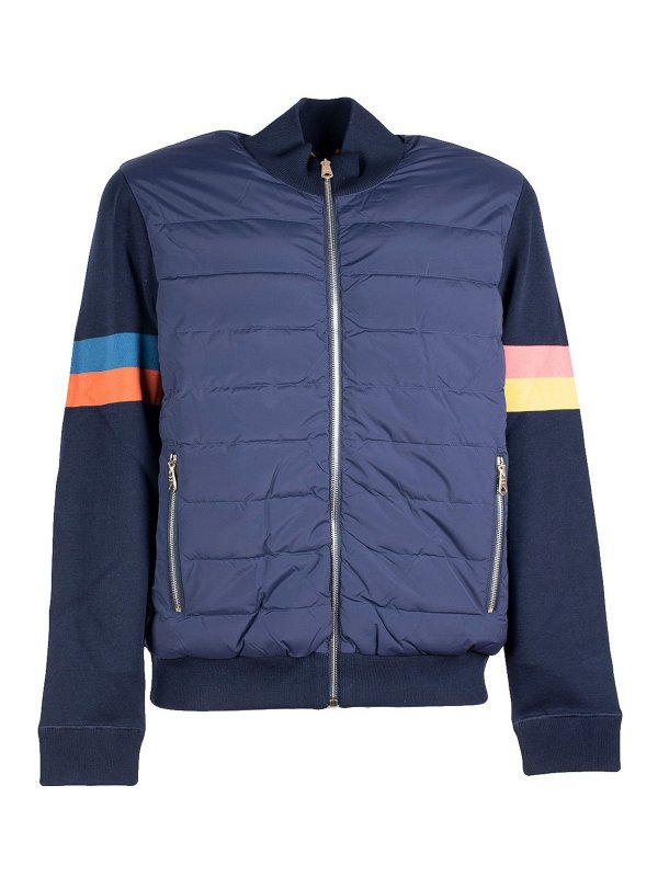 PAUL SMITH: padded jackets - Tech fabric puffer jacket