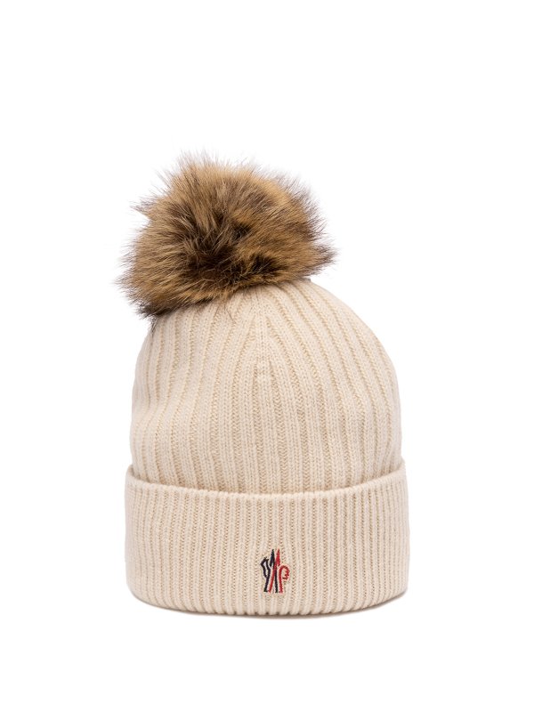 MONCLER: Gorros - Gorro - Blanco