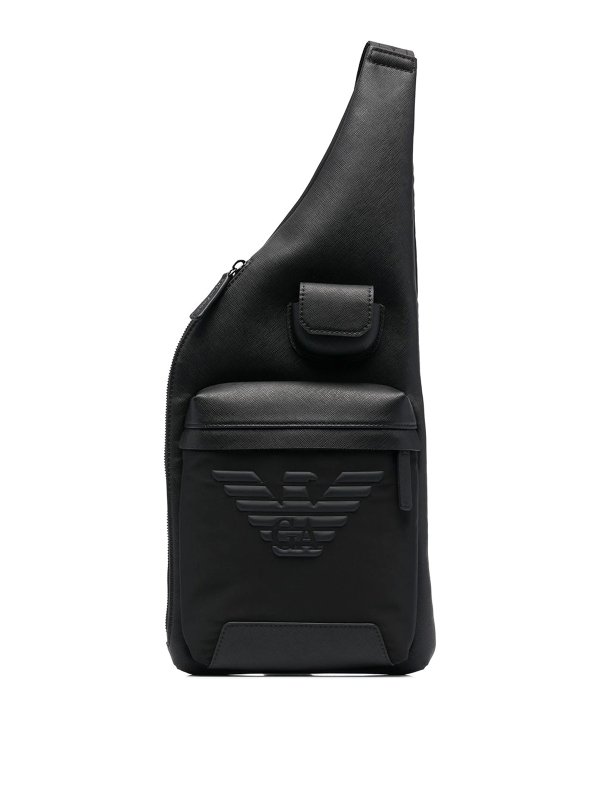 EMPORIO ARMANI: backpacks - Logoed backpack