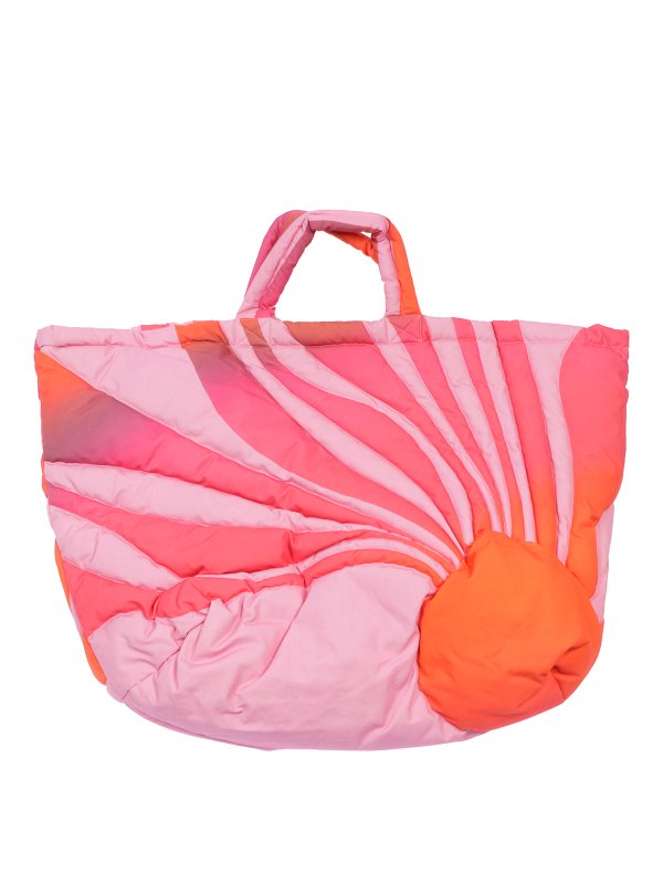 ERL: totes bags - Sunset puffer bag