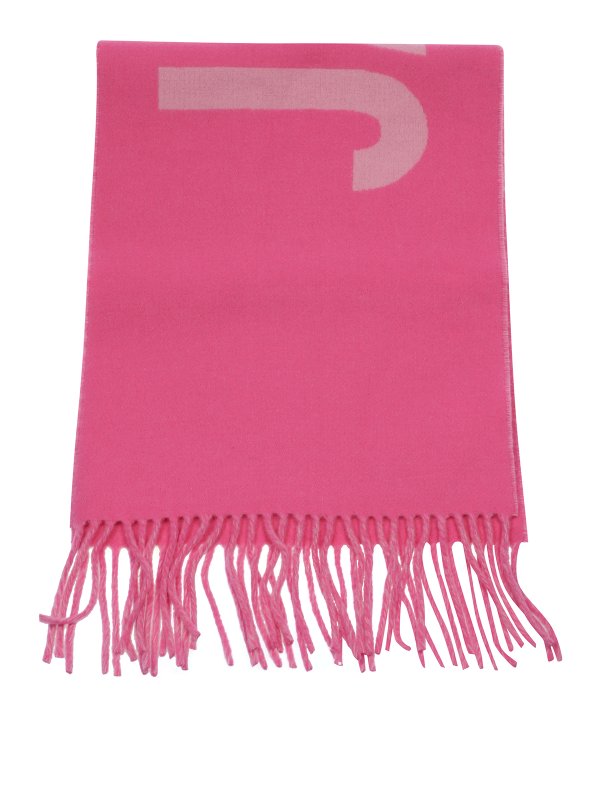 JACQUEMUS: scarves - Logo lettering scarf