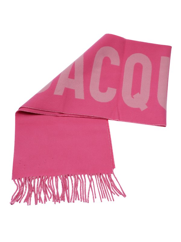 JACQUEMUS: scarves online - Logo lettering scarf
