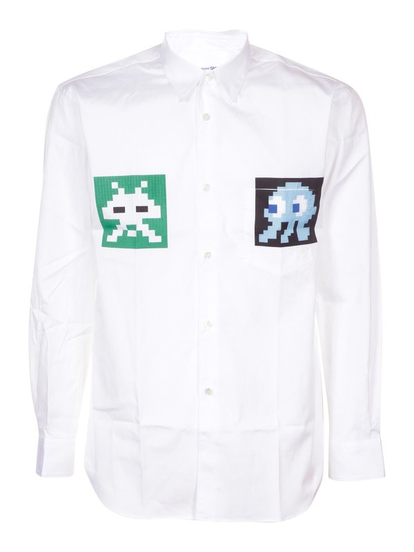 COMME DES GARCONS SHIRT: Hemden - Hemd - Weiß