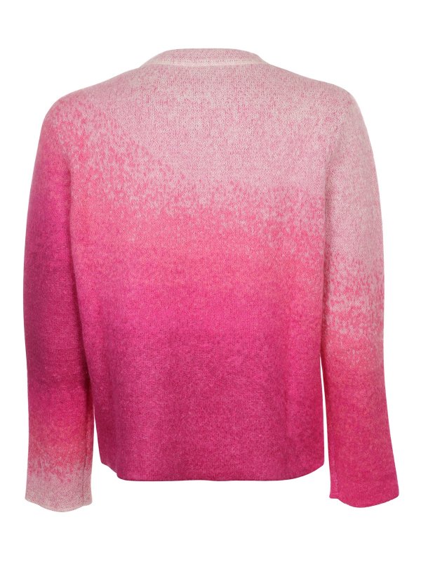 ERL: crew necks online - Gradient mohair blend sweater