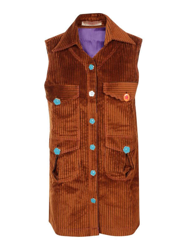 CORMIO: short dresses - Corduroy short dress
