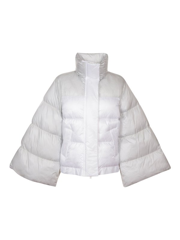 Sacai: padded jackets - Flared sleeve padded jacket