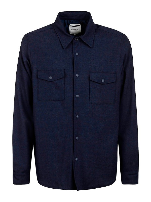 ASPESI: shirts - Wool shirt