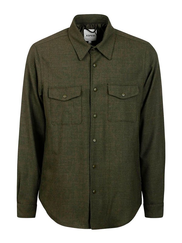 ASPESI: shirts - Wool shirt