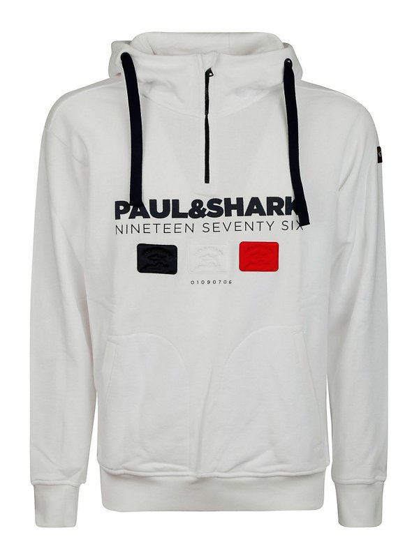 PAUL & SHARK: Sudaderas y suéteres - Sudadera - Blanco