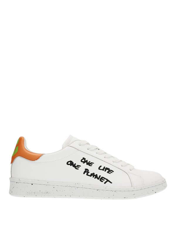 DSQUARED2: trainers - Leather sneakers