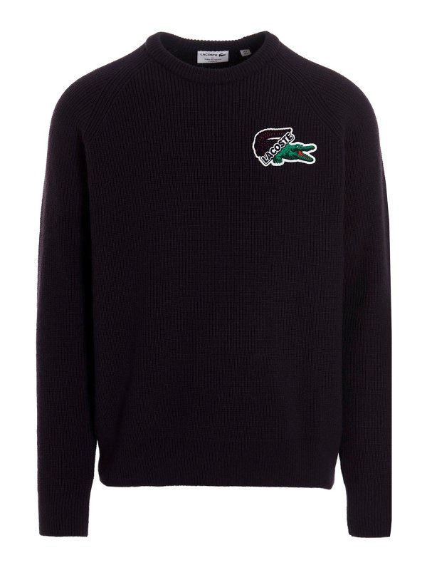 LACOSTE: Pull col rond - Pull Col Rond - Bleu