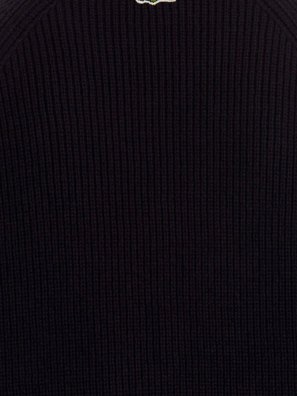 Pull Col Rond - Bleu shop online: LACOSTE