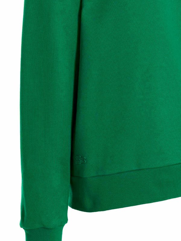 Logo patch sweatshirt shop online: LACOSTE