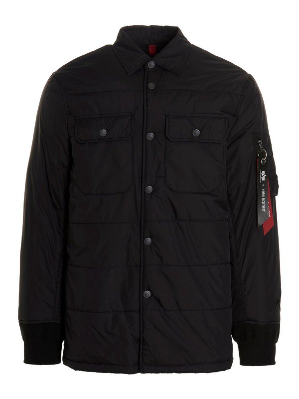 NEIL BARRETT: ダウン・ハイテクジャケット - ダウンジャケット - 黒