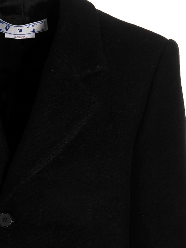 iKRIX OFF-WHITE: knee length coats - Graffiti coat