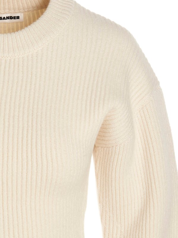 iKRIX JIL SANDER: crew necks - Flared ribbed sweater