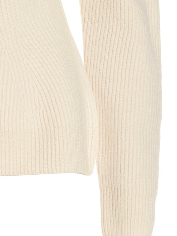 Flared ribbed sweater shop online: JIL SANDER