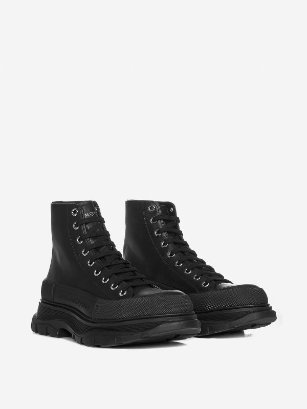 ALEXANDER MCQUEEN: ブーティー online - アンクルブーツ - 黒