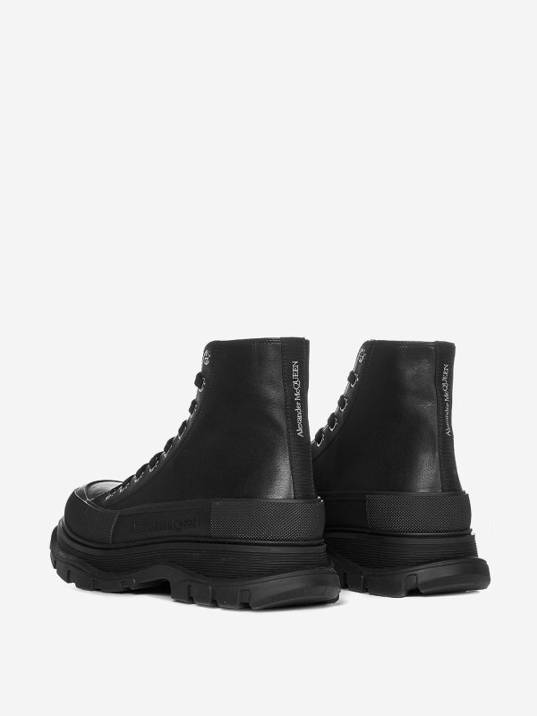 iKRIX ALEXANDER MCQUEEN: ブーティー - アンクルブーツ - 黒